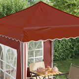  Rastezljivi šator za zabave 195 x 195 x 245 cm Terakota | shoptok.hr