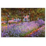 Slika - Claude Monet – The Artist’s Garden at Giverny 90x60 Akustična | shoptok.hr