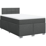  box spring s madracem tamnosivi 120 x 190 cm tkanina | shoptok.hr