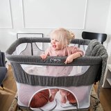 Momi kolevka za bebe Smart Bed Grey, 0m+