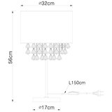 Globo 15188T3 - stona lampa amy i 1xE27/60W/230V | Eponuda.com