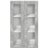 Viseći ormarić s policom Riga Betonski sivi 60 x 31 x 100 cm | shoptok.hr