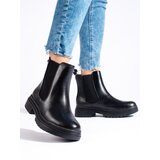 W. POTOCKI Women's ankle boots black Potocki Chelsea boots cene