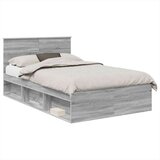  Konstrukcija postelje Siva Sonoma 120 x 190 cm Konstruiran les, (5000100696) | Shoptok.si