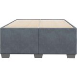 vidaXL Posteljni okvir temno siv 120x200 cm žamet | Shoptok.si