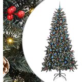 vidaXL Umjetno božićno drvce s stalakom Zelena 129.5 x 129.5 x 240 cm | shoptok.hr
