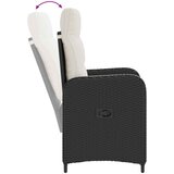  Vanjski set za objedovanje 7 kom. Crna i krem-bijela | shoptok.hr