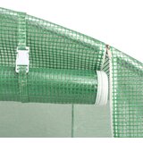  Staklenik s čeličnim okvirom zeleni 72 m² 18 x 4 x 2 m | shoptok.hr