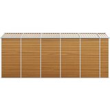 vidaXL Vrtno spremište svjetlosmeđe 191 x 470 x 198 cm pocinčani čelik | shoptok.hr