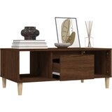  Klubska mizica rjav hrast 90x50x36,5 cm inženirski les, (20712221) | Shoptok.si
