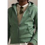 Polo Ralph Lauren Puloverji SWEATSHIRT ZIPPE EN DOUBLE KNIT TECH Kaki | Shoptok.si