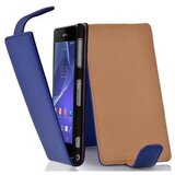 Cadorabo Ohišje, združljivo z Sony Xperia Z2 v mornarsko modra - Zaščitni ovitek v obliki flipa iz teksturiranega umetnega usnja, (20559291) | Shoptok.si