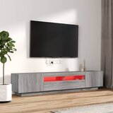  2-dijelni set TV ormarića LED boja hrasta od konstruiranog drva | Eponuda.com