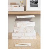 Bigso Bež kartonske kutije za pohranu u setu 3 kom s poklopcem/dekorativne 42,5x29,5x13 cm Kian Paper Laminate – | shoptok.hr