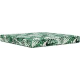  Zunanja blazina za kavč Vzorec lista 80 x 80 x 8 cm Poliester, (5000202513) | Shoptok.si