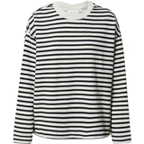 ARMEDANGELS Sweater majica 'Franka' crna / bijela