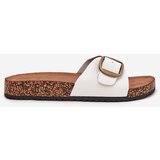 Boto Women's Cork Platform Sandals With Buckle White Vianara | Shoptok.si