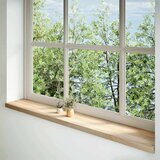  Okenske police 2 kosa neobdelana 160x25x2 cm trdna hrastovina | Shoptok.si
