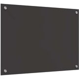 vidaXL Zaščita za kuhinjo 2 pcs Temno siva 70 x 50 cm kaljeno steklo | Shoptok.si