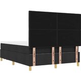 Box vzmetnica s škatlo z vzmetnico in klopjo Črna 140x190 cm Tkanina, (22082879) | Shoptok.si