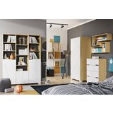  Knjižna omara X OAK 3D | Shoptok.si