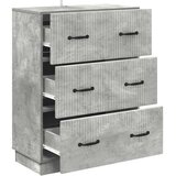  Predalna omara Betonsko siva 66 x 34,5 x 87 cm Inženirski les, (5000232567) | Shoptok.si