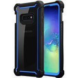 Cadorabo Ohišje, združljiv s Samsungom v Blue Black-2-in-1 zaščitni pokrov s silikonskim robom TPU in akrilnim steklenim hrbtom, (20564281) Cene