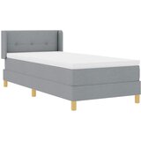  s opruga kutije Svijetlo siva 200 x 100 cm tkanina | shoptok.hr