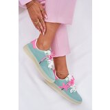 Boto Low Women's Sports Shoes In Leopard Mint Pink Zelevelis | Shoptok.si
