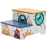 Kinder Home dečija stolica-merdevine, od drveta, sa 2 stepen | ePonuda.com