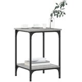  Stolić za kavu siva boja hrasta 40x40x55 cm konstruirano drvo | shoptok.hr