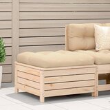 vidaXL Vrtni tabure 62 x 63 5 x 32 cm od masivne borovine | shoptok.hr