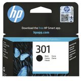 HP 301 originalna črnilna kartuša, črna, standardna zmogljivost 3 ml, do 190 strani, 1 kos | Shoptok.si
