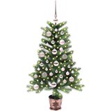  Božićno drvce s 150 LED svjetlima s stalakom Zelena 90 cm PE | shoptok.hr
