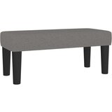 vidaXL Box spring postelja z vzmetnico temno siva 100x200 cm blago | Shoptok.si
