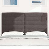  Naslon za glavo Linije dizajn Temno rjav 160 cm Tkanina, (22083539) | Shoptok.si