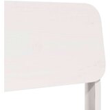  Vrtne stolice 2 kom bijele 60x52 5x72 cm od masivne borovine | shoptok.hr