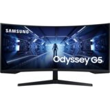 Samsung Odyssey C34G55TWWP računalni monitor 86,4 cm (34") 3440 x 1440 pikseli UltraWide Dual Quad HD LED Crno | Shoptok.si
