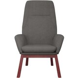  Stol za sproščanje s stolčkom za noge svetlo sivo blago, (20934782) | Shoptok.si