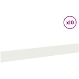  Ograda oko Travnjaka 10 kom. 100 x 12 cm Čelik Bijela | shoptok.hr