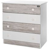 Lorelli DRESSER NEW Dječja Komoda White/Artwood New | shoptok.hr