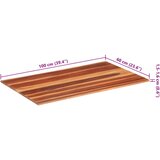Stolna ploča od masivnog drva bagrema 15 - 16 mm 60 x 100 cm | Eponuda.com
