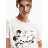 Desigual Majica črna / bela | Shoptok.si