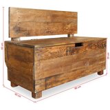  Klupa Masivno Obnovljeno Drvo 86x40x60 cm | shoptok.hr