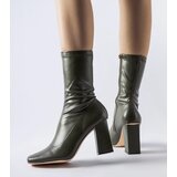 Gemre Green heeled ankle boots Upland | Shoptok.si