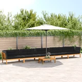 vidaXL 6-dijelni set vrtnih sofa od paleta s jastucima od drva bagrema