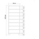 Woody Fashion cipelarnik 50x127x38cm Belo-Crni | ePonuda.com