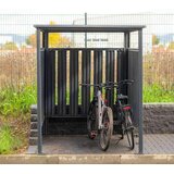  Westman - Metalna nadstrešnica za bicikle i pušače | Antracit | 203x180x210 cm | shoptok.hr