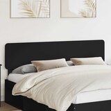 vidaXL Vzglavje z vzglavjem Črna Orehovina 200 cm Konstruiran les | Shoptok.si
