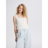 Reserved Bluza od mješavine viskoze - krem | shoptok.hr